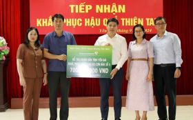 Vietcombank hỗ trợ Yên Bái 700 triệu đồng khắc phục hậu quả bão số 3  第1张