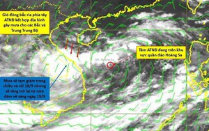 Mưa lớn ở Quảng Nam gây ngập lụt ở các nơi dù áp thấp nhiệt đới vẫn còn ngoài khơi biển Đông