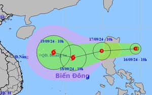 Áp thấp nhiệt đới giật cấp 9, cách quần đảo Hoàng Sa 820km, di chuyển theo hướng Tây với tốc độ rất nhanh  第6张