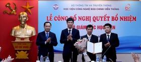  Học viện Công nghệ Bưu chính Viễn thông bổ nhiệm thêm 1 Phó Giám đốc 