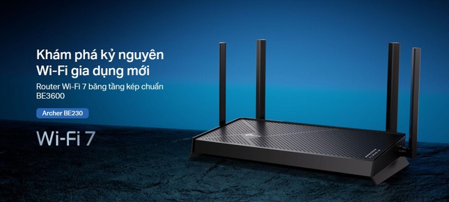  TP-Link Archer BE230 - Router Wi-Fi 7 đầu tiên ra mắt tại Việt Nam 