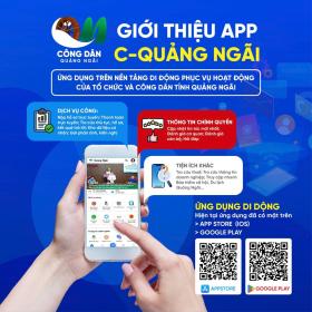 Đưa vào khai thác ứng dụng C-Quảng Ngãi và G-Quảng  第2张