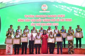 TP Hồ Chí Minh tuyên dương “Nông dân tiêu biểu” lần thứ 17 năm 2024