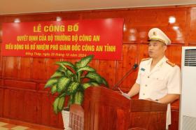  Công an tỉnh Đồng Tháp có tân Phó Giám đốc 第2张