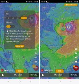 Ứng dụng giúp theo dõi hướng đi của siêu bão Yagi theo thời gian thực
